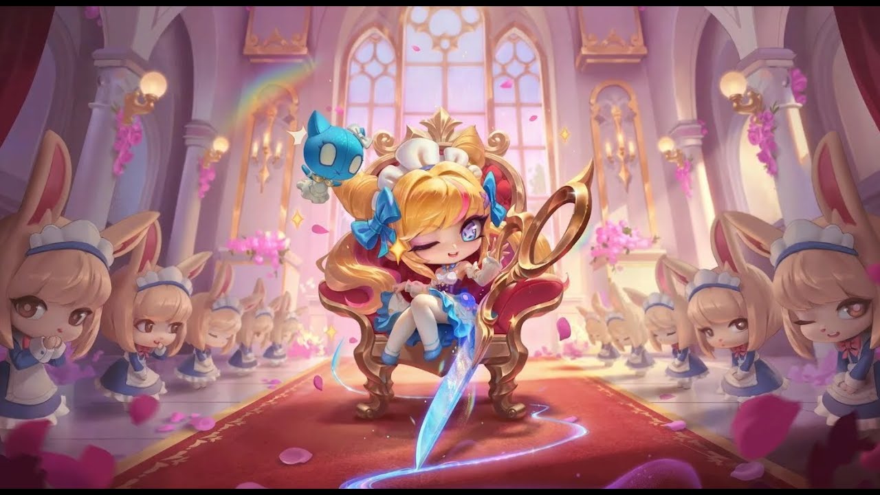 TFT GACHA - Rolling for Le Bunny Bonbon Bistro and Prestige Cafe Cuties Chibi Gwen (only 100$)
