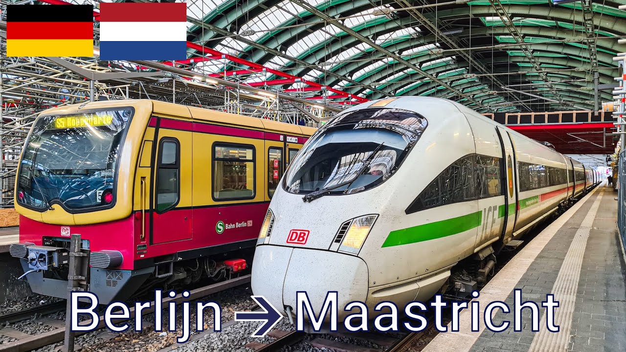 Met de ICE van BERLIJN naar MAASTRICHT #DeGrensOver
