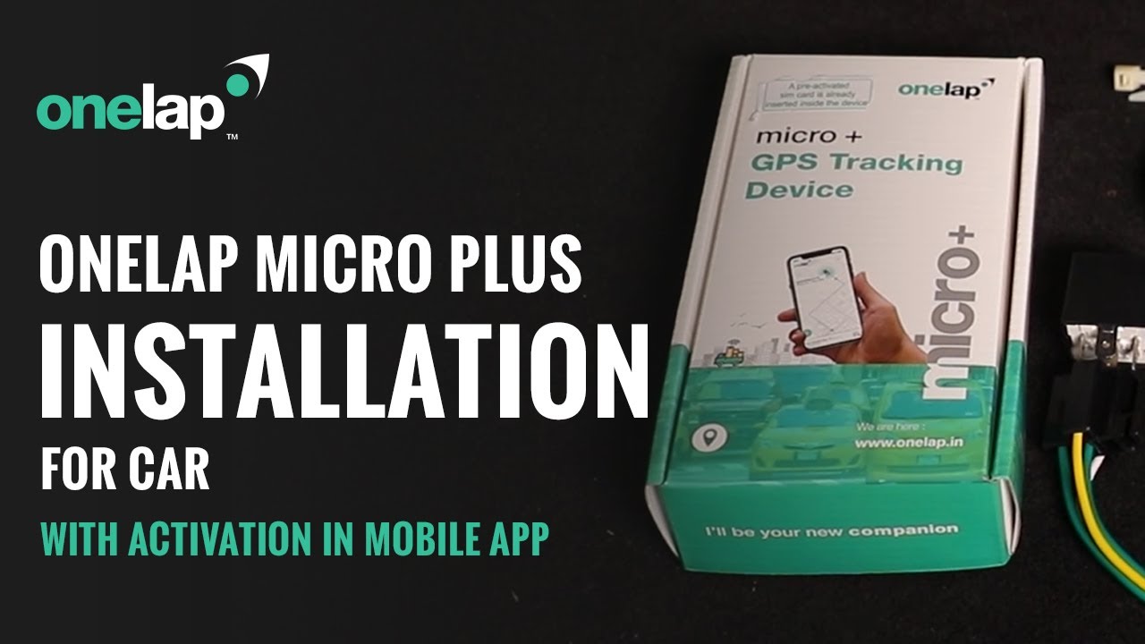 Onelap Micro Plus - Car (Installation + Activation) | Wired GPS Tracker | Engine Lock