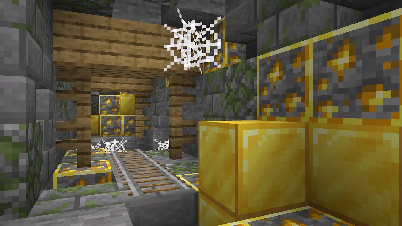 INSANE abandoned gold mine in Hypixel UHC!