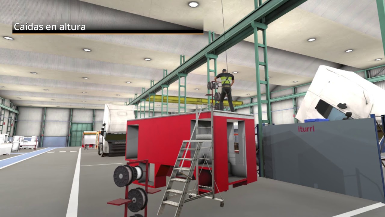 Simulador de realidad virtual para la prevención de riesgos laborales - LUDUS