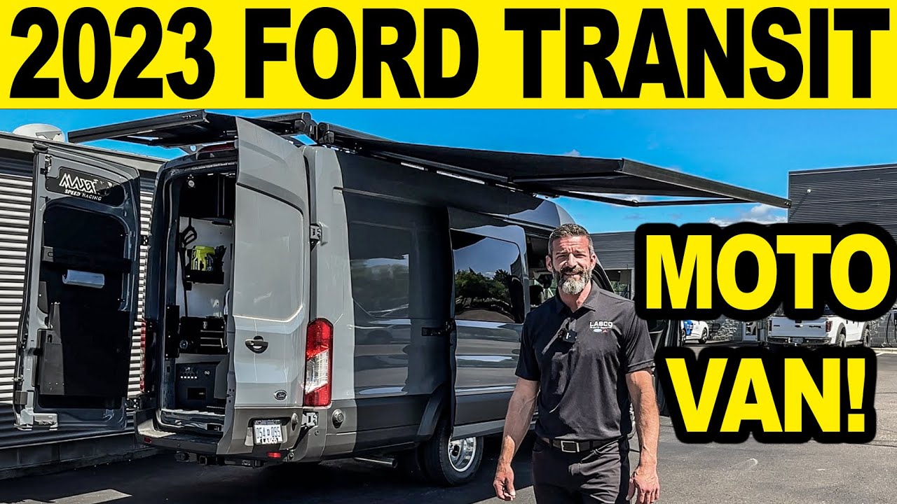 2023 Ford Transit - CUSTOM MOTO VAN! Full Exterior & Interior Walkaround Review