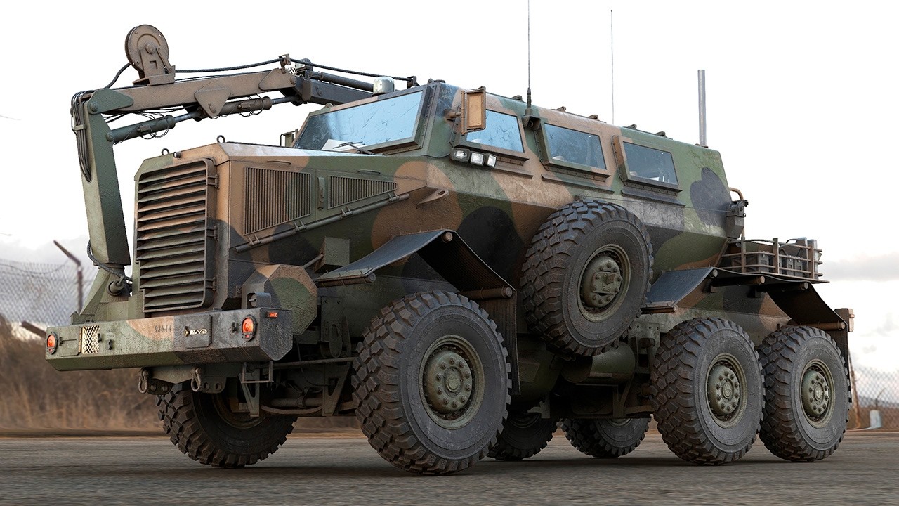 Buffalo MRAP PBR 3D model