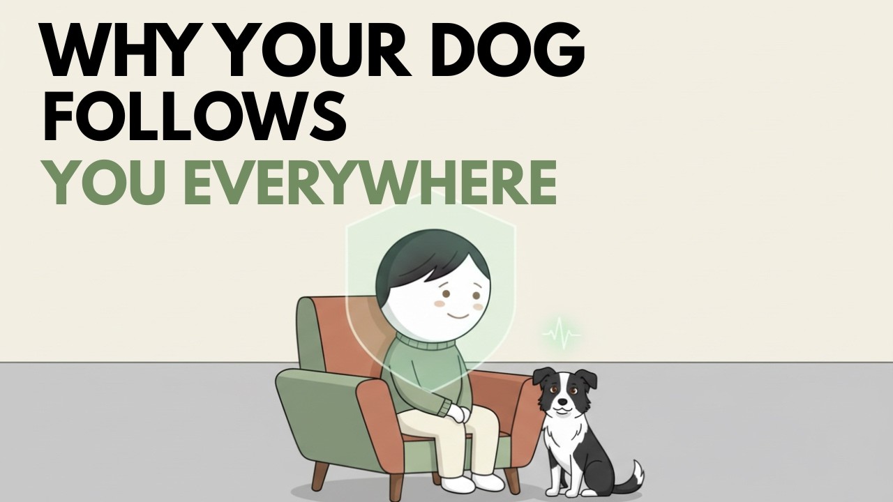 Psychology of Dogs When They Follow You Everywhere (What It Really Means)