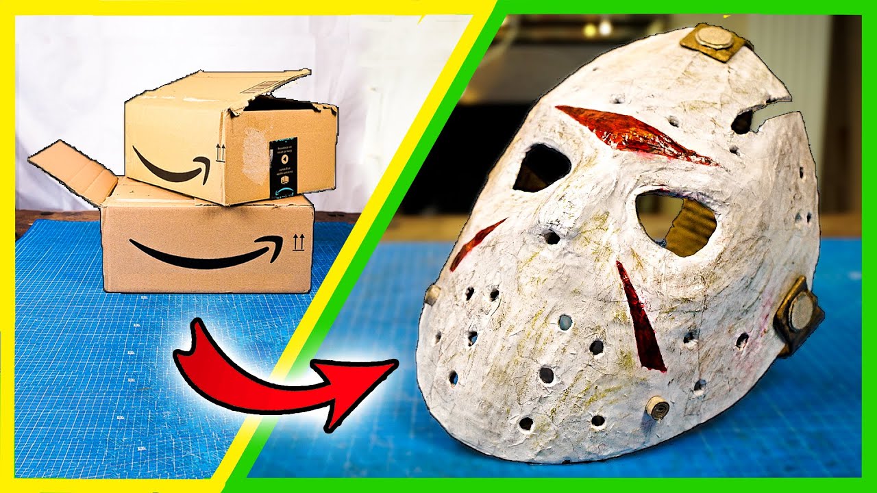 How to make Jason Mask easy with CARDBOARD
