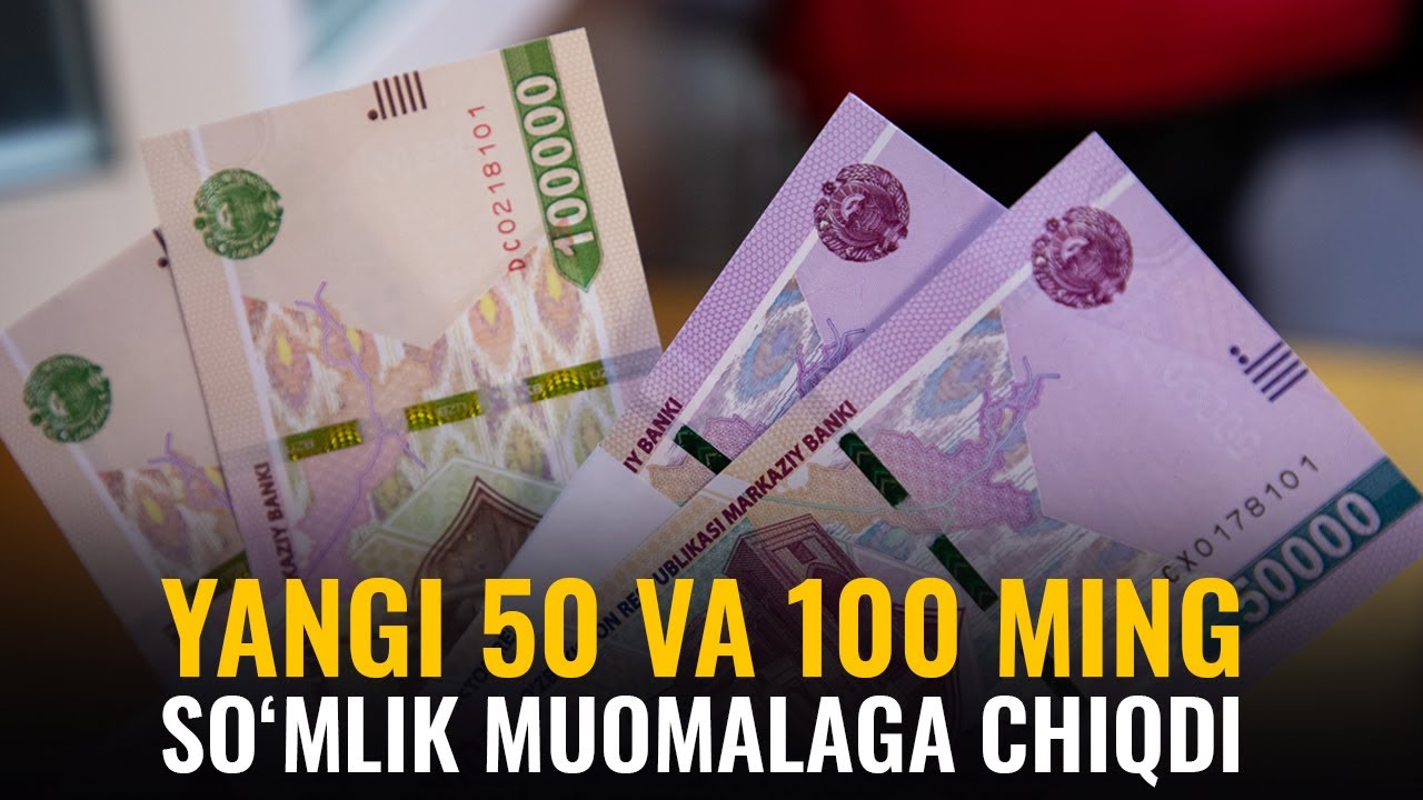 O‘zbekistonda yangi pullar muomalaga chiqarildi