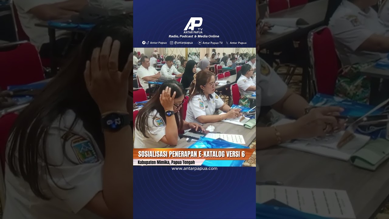 UKPBJ Mimika dan LPPK Gelar Sosialisasi E-Katalog 6.0 untuk UMKM Lokal  #beritatimika #news #timika
