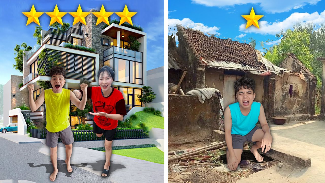 Thắng Tê Tê Du Lịch Biển ở Khách Sạn 5 Sao với Du Lịch Biển ở Khách Sạn 1 Sao