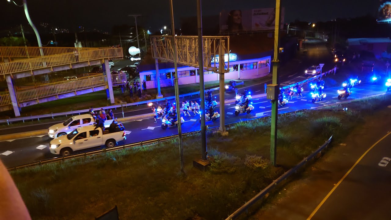 La llegada de la  antorcha de la independencia a Tres Ríos Cartago  Costa Rica