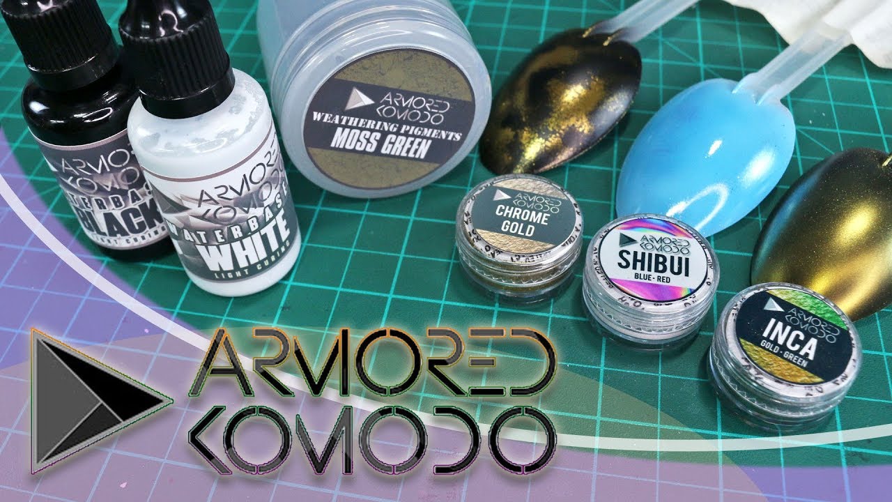 Armored Komodo ChromaFlair Pigment Test