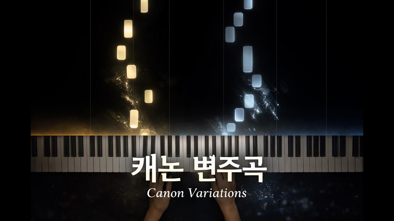 캐논 변주곡 피아노 커버 | Canon in D | 잔잔한 클래식 힐링 연주