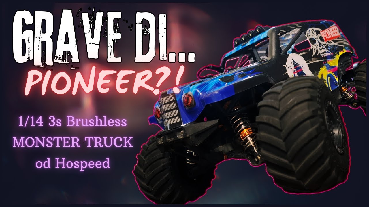 Grave Di.. Pioneer!? Zdalnie sterowany Monster Truck w skali 1/14 inspirowany klasykiem Monster Jam!