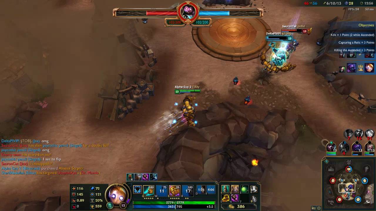 [LoL] Close Call Save - The Crystal Scar