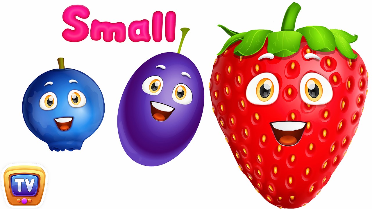 Learn Sizes & Fruits for Kids | ChuChu TV Surprise Eggs