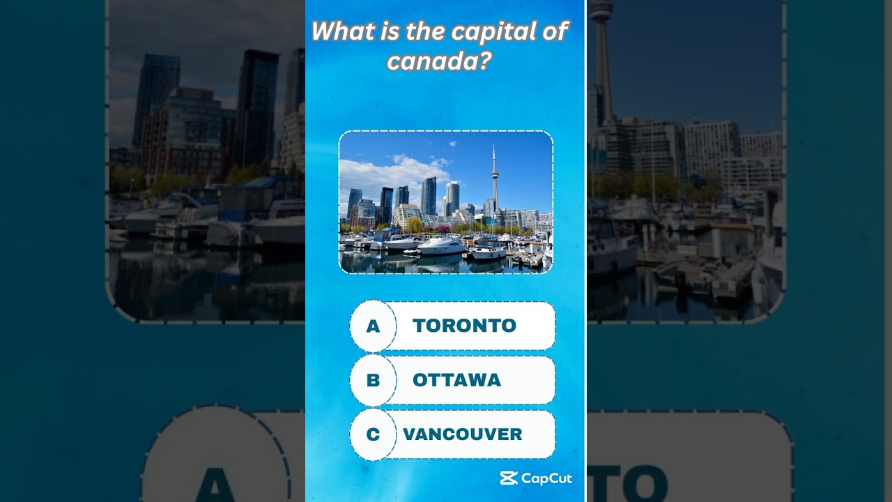 Country Capitals Quiz: Canada & Australia Edition 🇨🇦🇦🇺 