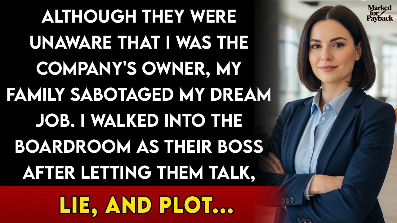 My Family Sabotaged My Dream Job, But They Didn’t Know I Was The Owner Of The Company