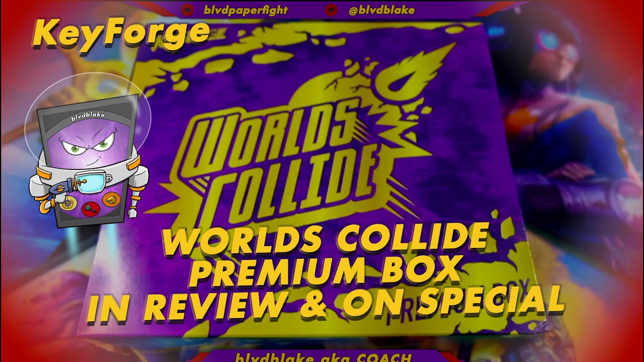 Product Review: Looking at a KeyForge Worlds Collide Premium Box *PLUS THEY ARE ON SPECIAL*