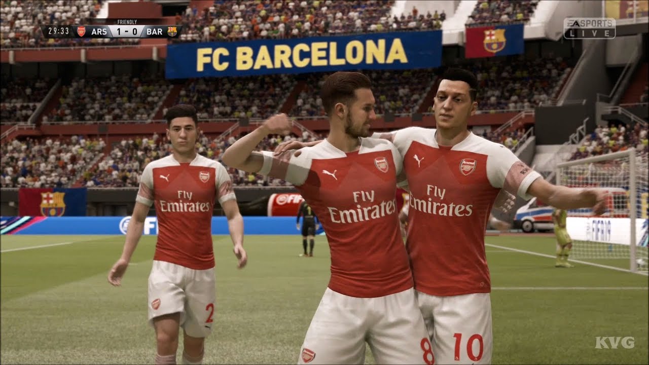 FIFA 19 - Arsenal vs FC Barcelona - Gameplay (HD) [1080p60FPS]
