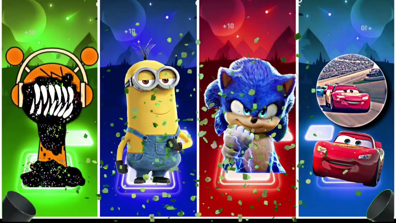 Tiles Hop | Tiles Hop Gameplay| Coffin Dance version |Coffin Dance meets|Cartoon Characters!|