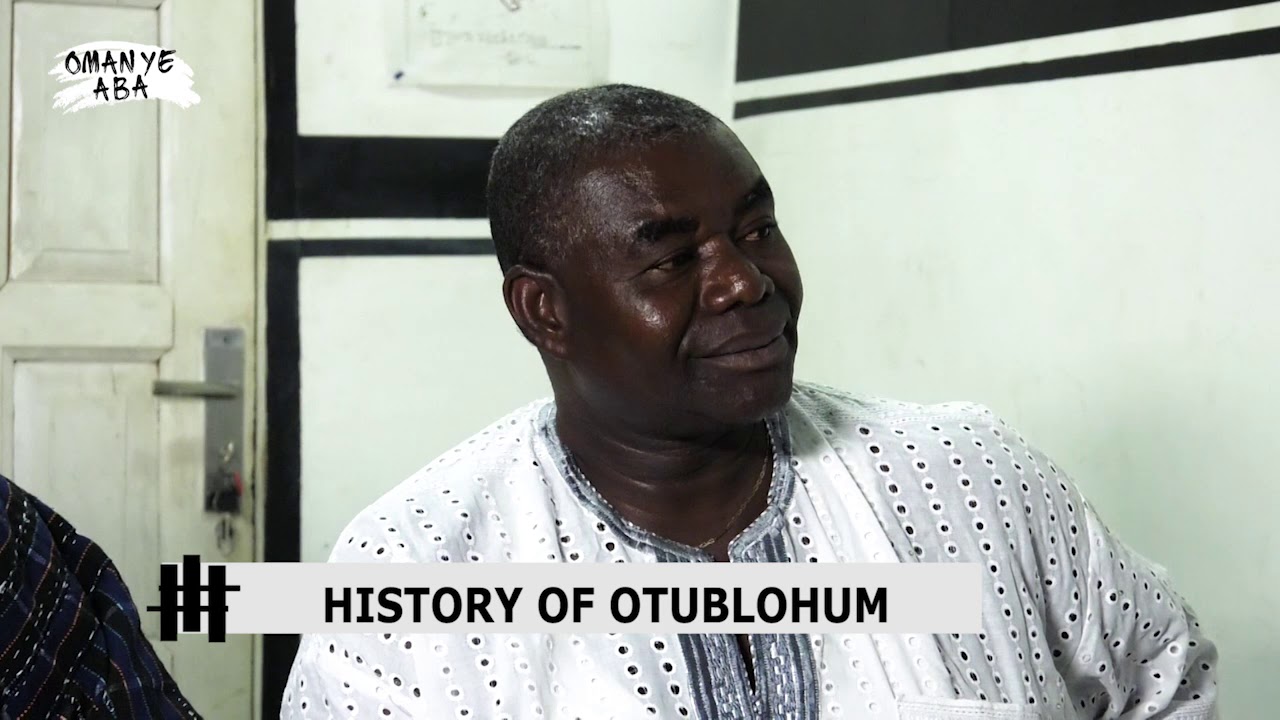 WATCH NII ADJABENG AS HE EXPLAINS THE HISTORY OF OTUBLOUM TO NII TETTEY ABLORH ON OMANYE TV