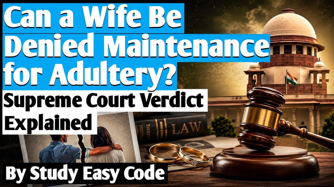 Supreme Court on Adultery, Maintenance & Privacy | What the New Judgment Says