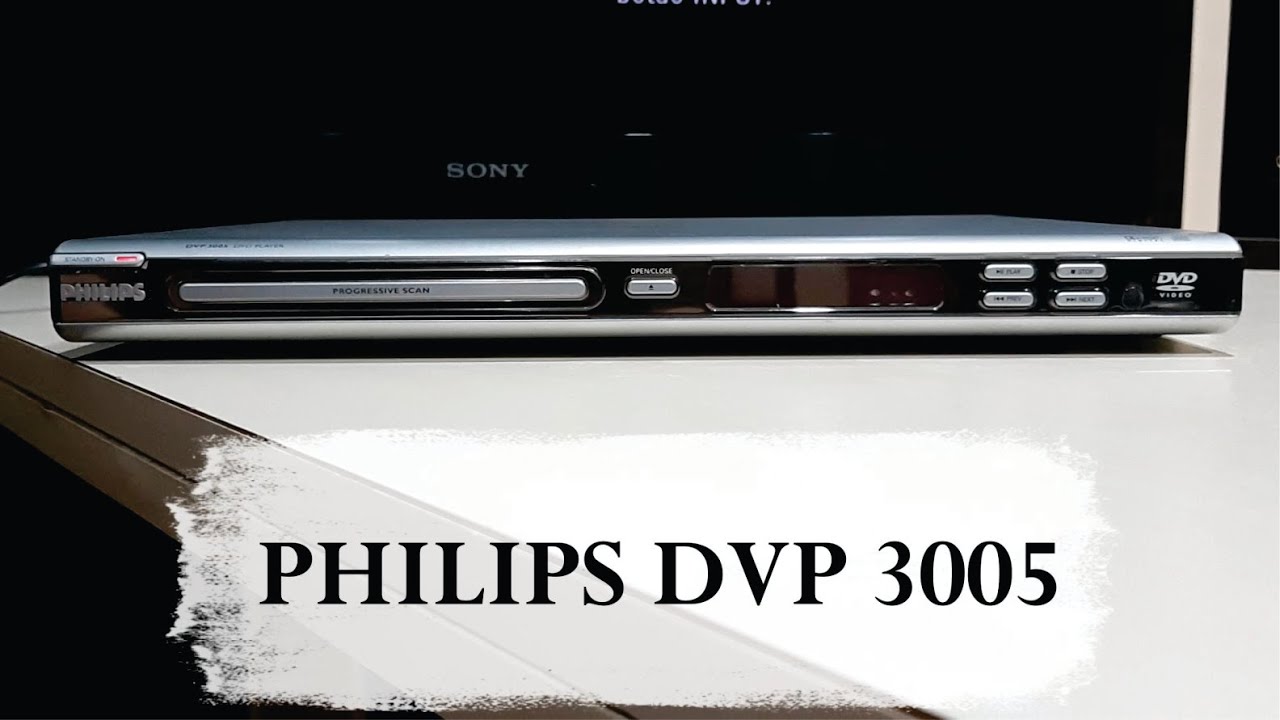 PHILIPS DVP 3005  -  DVD PLAYER - TESTE