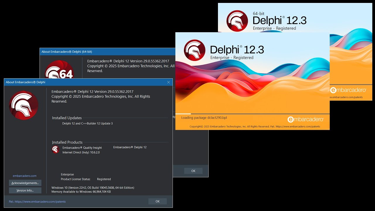 RAD Studio 12.3 安裝過程全記錄 29.0.55362.2017 版本