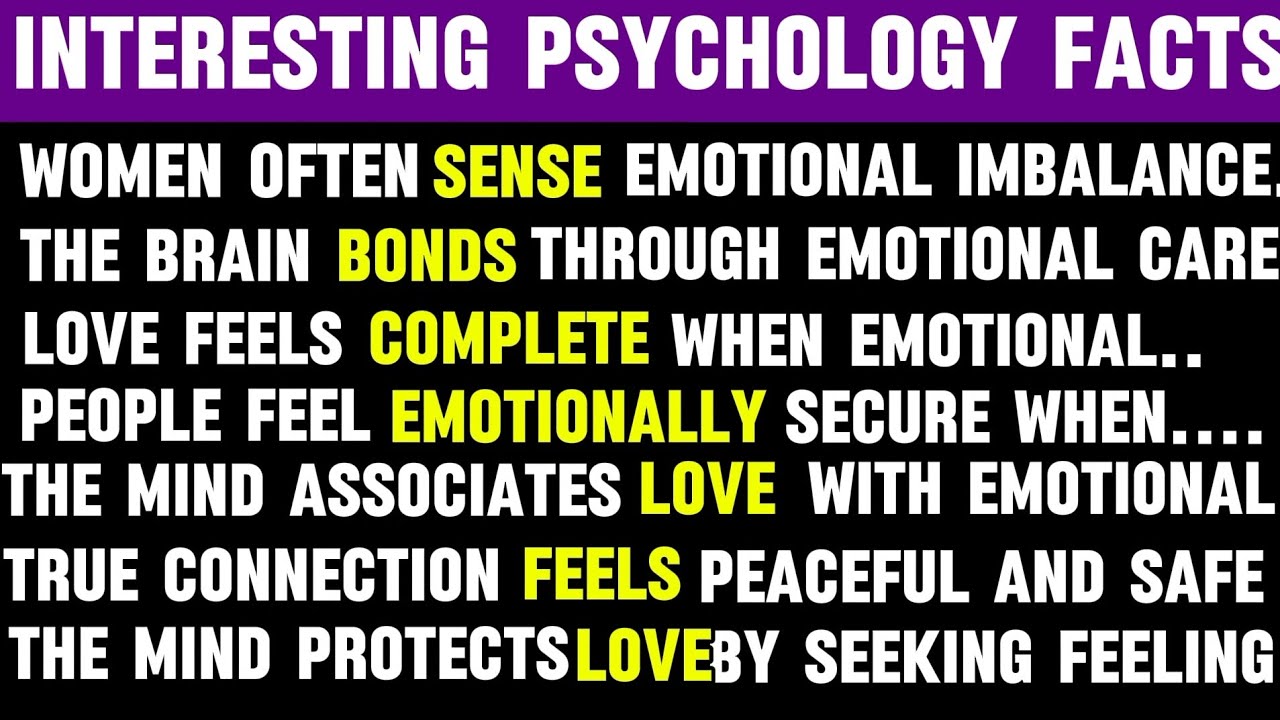 200 Psychology Insights About Women, Love, and Human Behaviour | INTERESTING PSYCHOLOGY FACTS