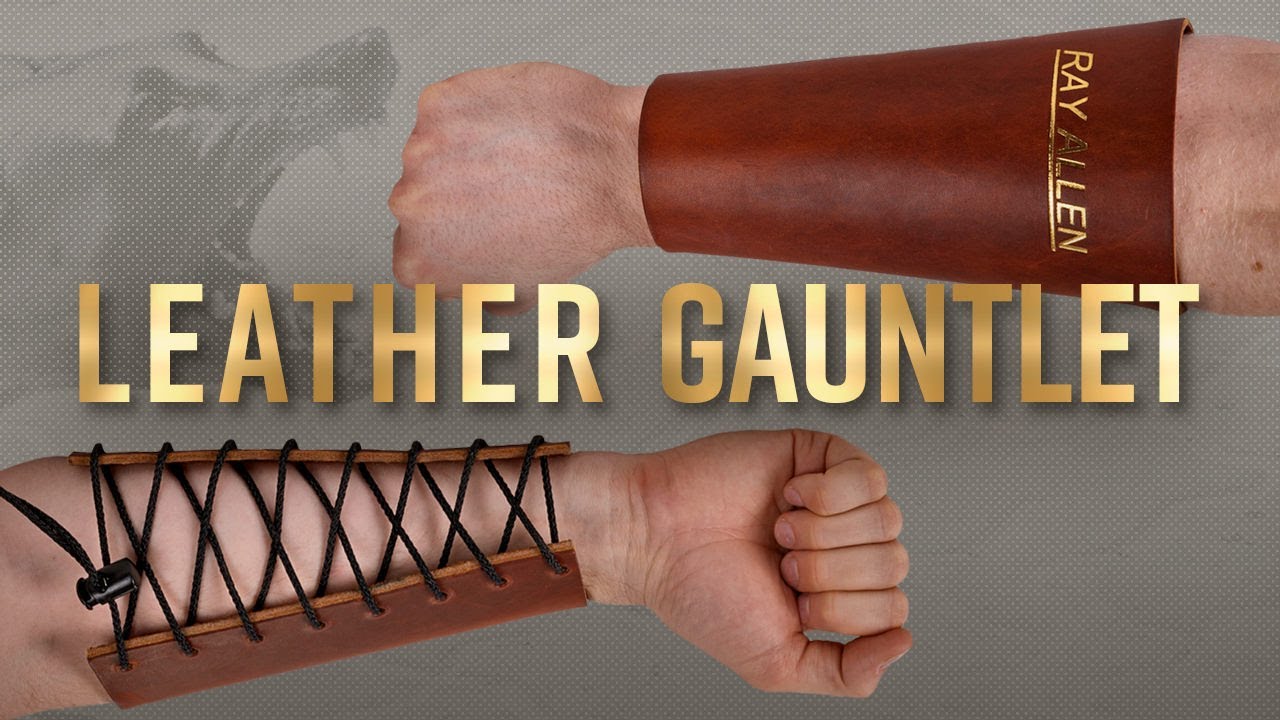 Ray Allen Leather Gauntlet - K9 Training Protection