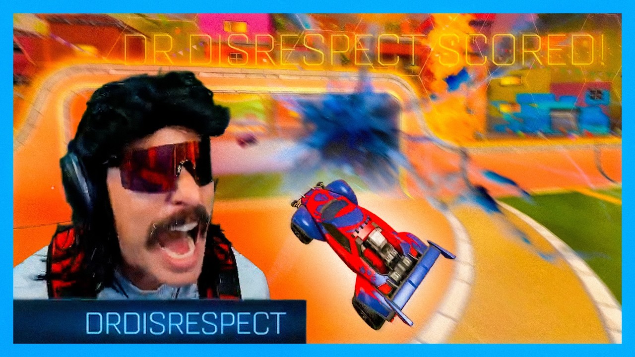 DR DISRESPECT FINALLY Plays ROCKET LEAGUE