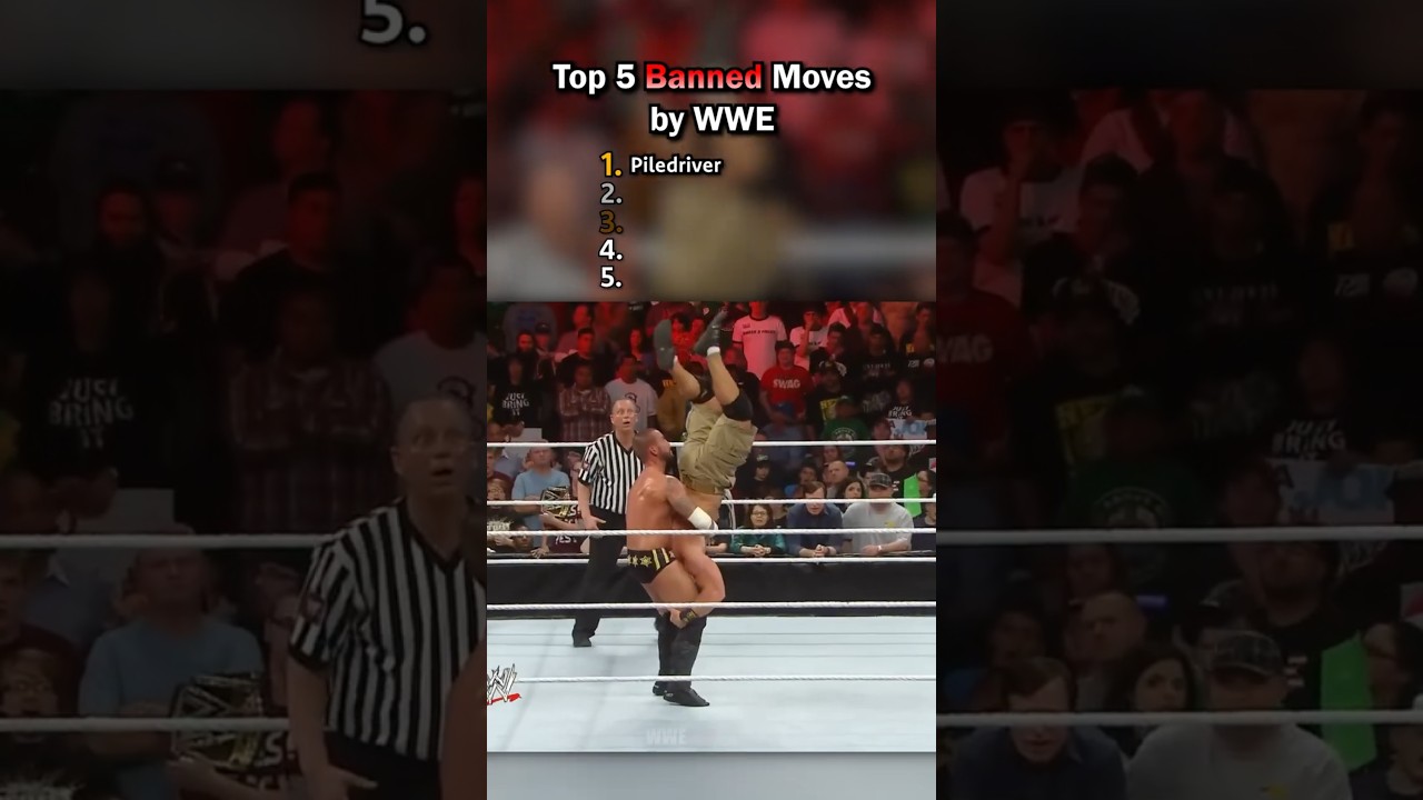 Top 5 Banned Moves by WWE ❌