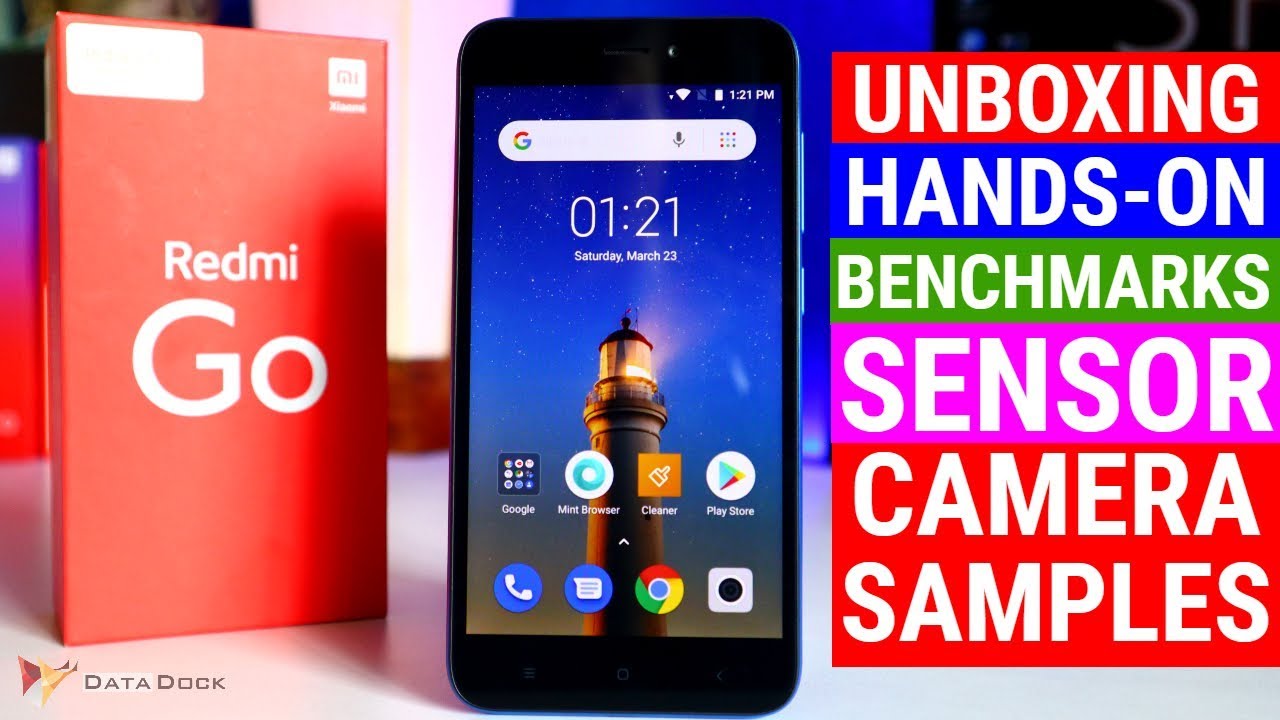 REDMI GO Unboxing & First Impressions | Indian Retail Unit | Benchmarks, Sensor, DRM, Camera Sample