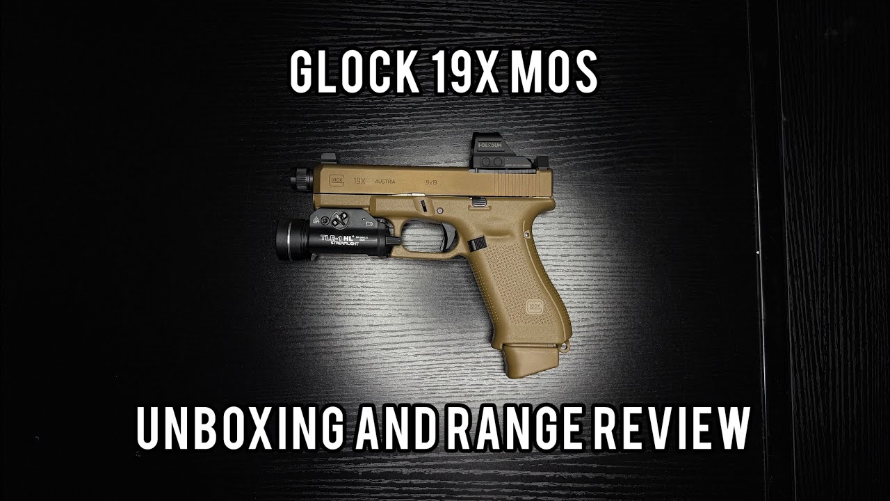 Glock 19X MOS | Unboxing and Range Review | Unexpected Issues |