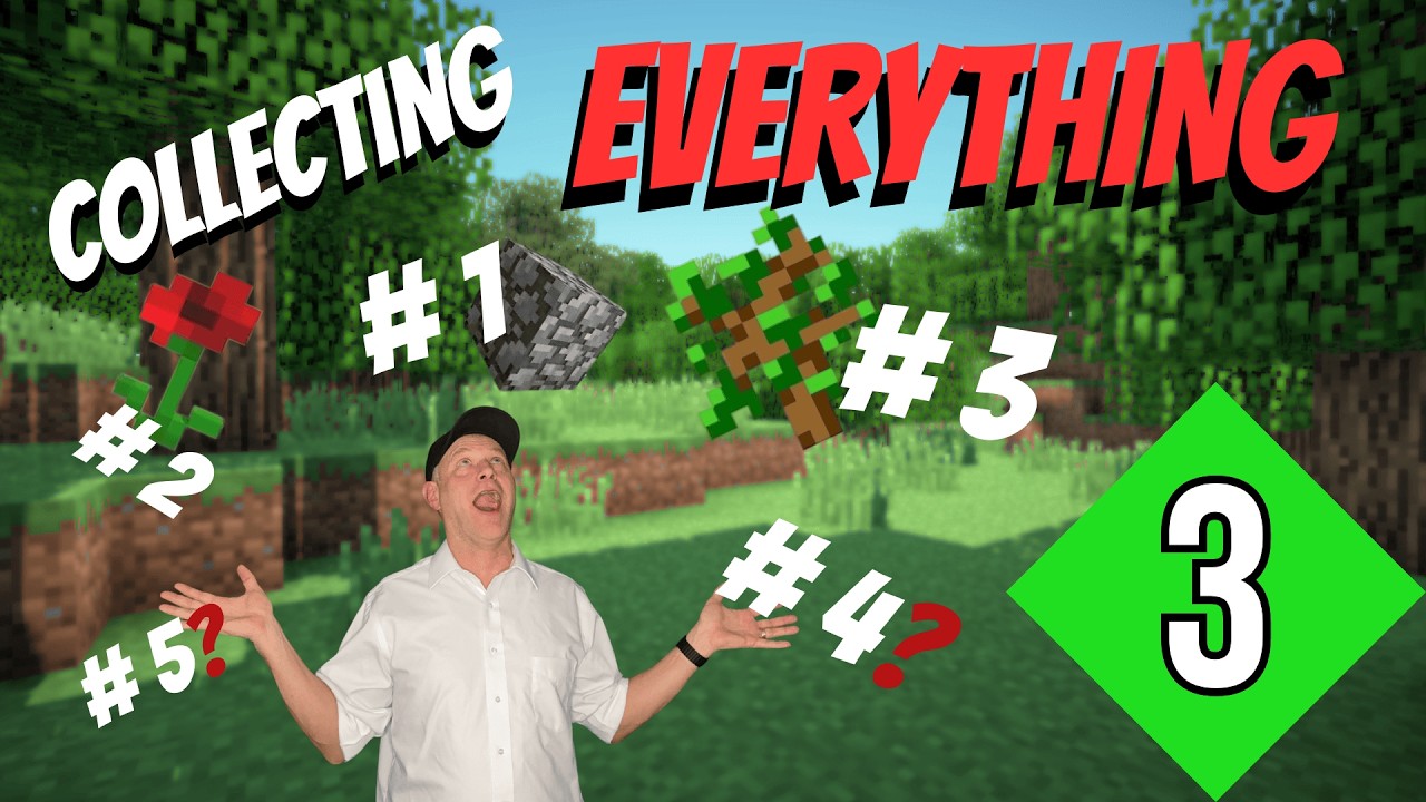 Minecraft - Ep. 3 - All You Can Eat - Collect 1 of Everything