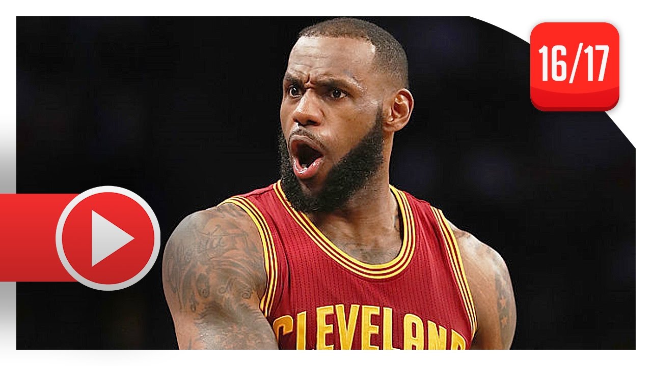 LeBron James Full Highlights vs Nets (2017.01.06) - 36 Pts, 9 Reb, BEAST MODE!