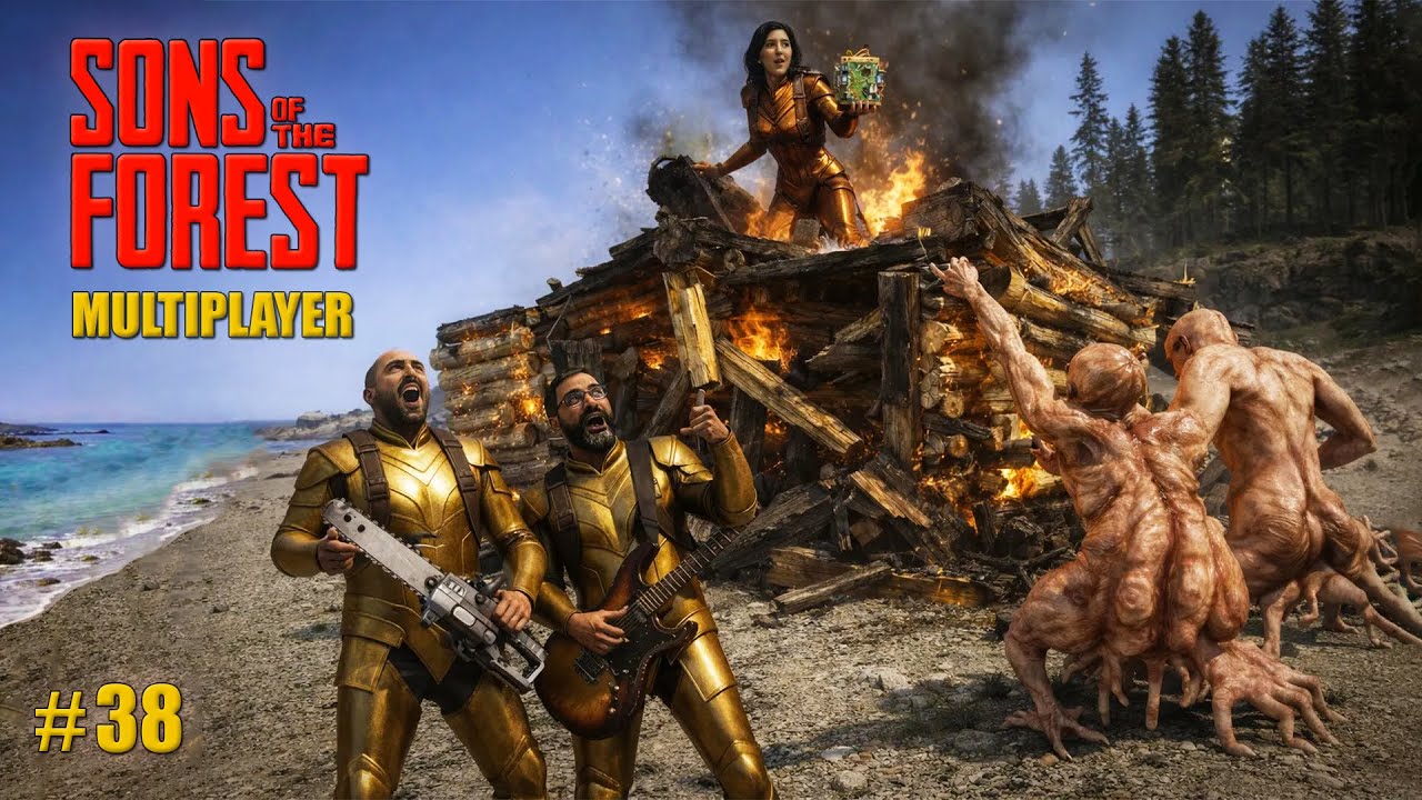 Revent&eacute; nuestro Refugio de un &iexcl;BOMBAZO! 😰💥🤯 | Sons of the Forest (Gameplay latino)