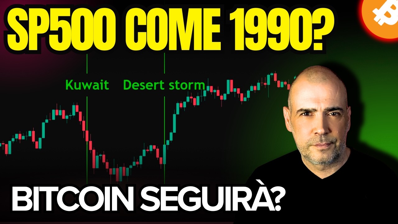 Bitcoin e mercati: Iran e shock petrolio, SP500 (SPX) -20% come Kuwait 1990?