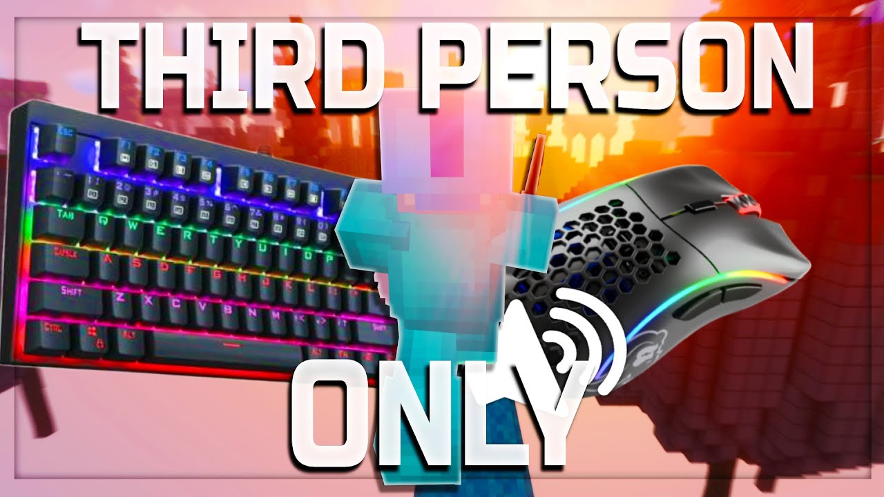 Third Person only | Keyboard + Mouse ASMR Sounds | Hypixel Bedwars