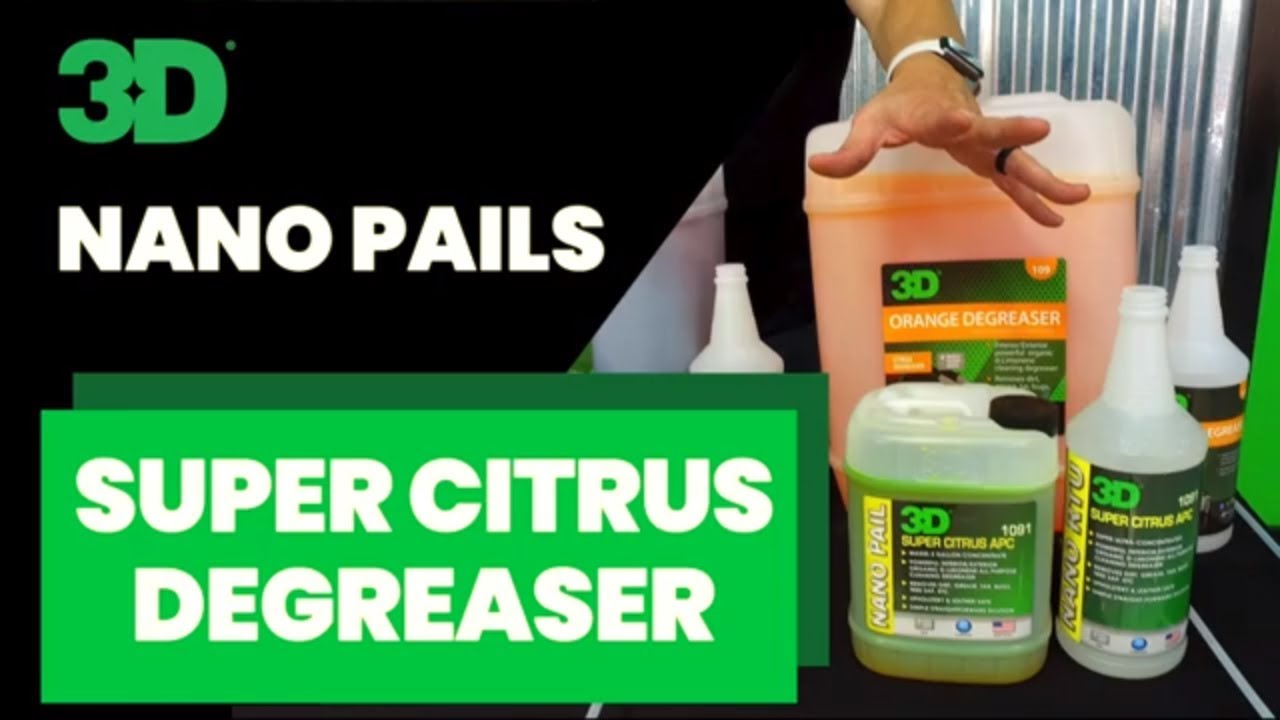 Introducing the 64 oz NANO pails.  Super Citrus Degreaser