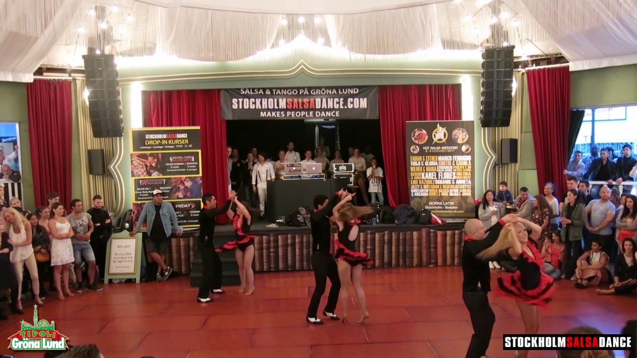 Stockholm Salsa Dance Mambo Student Team at Gröna Lund 2017