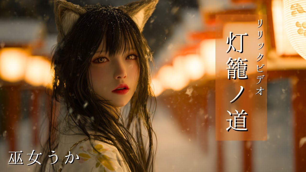 『灯籠ノ道』巫女うか― 年の瀬に祈る光 ―【スピリチュアル和ロック】Miko Uka &ndash; &ldquo;The Path of Lanterns&rdquo; | Spiritual Japanese Winter Song