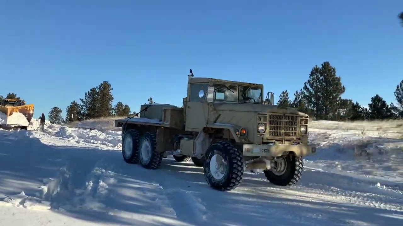 M939A2 Pulling Grader