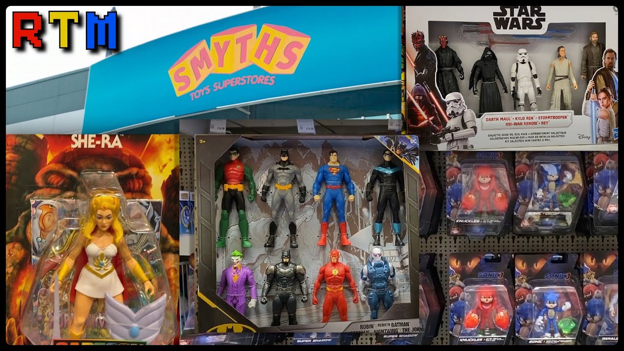 SMYTHS TOYS STORE VISIT A LOOK AT WHAT ACTION FIGURES ARE AVAILABLE AT SMYTHS TOYS IN AUGUST 2025