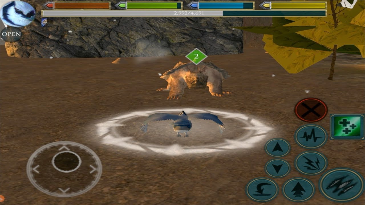 Bluejay Bird VS Snapping Turtle Boss - Ultimate Bird Simulator