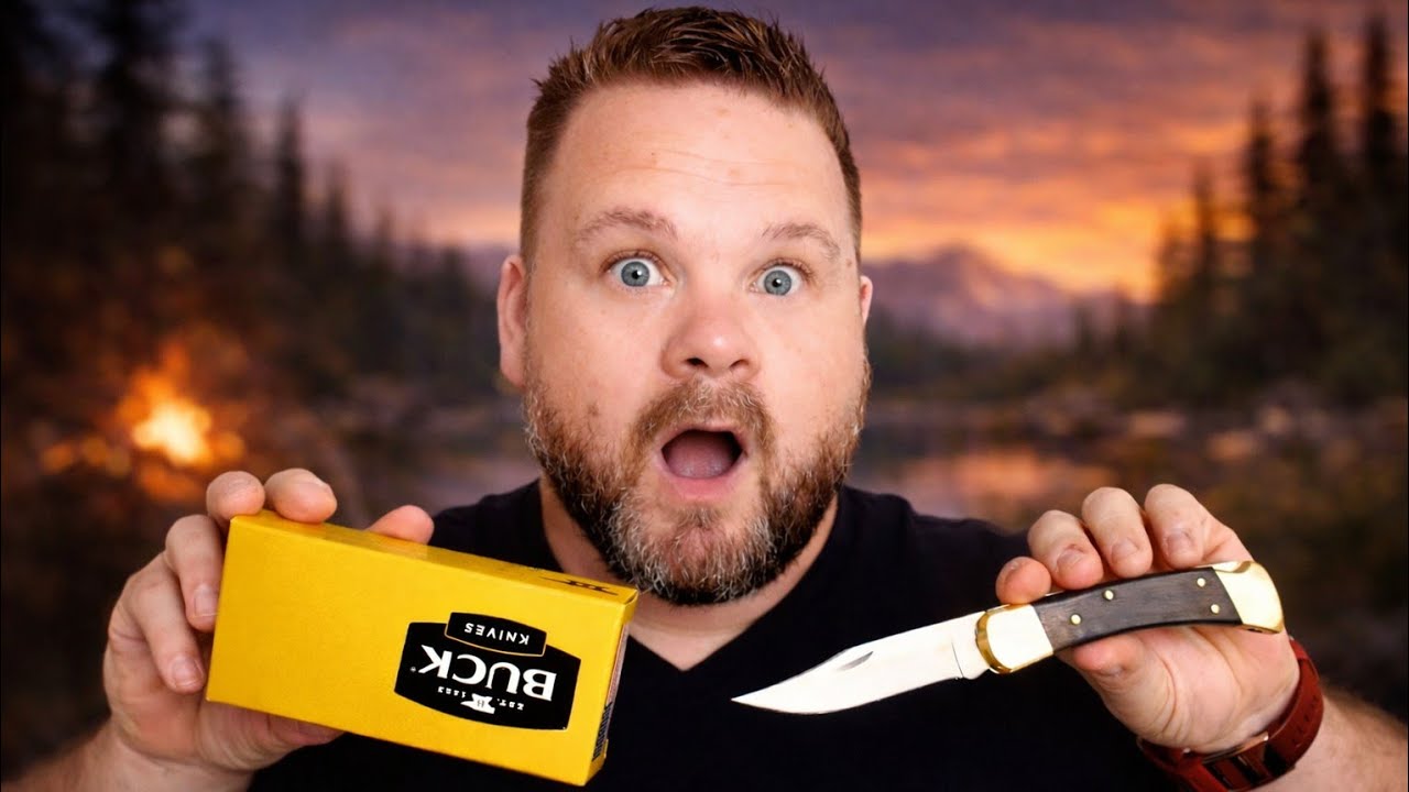 ASMR COUTEAU BUCK , de CHASSE ! #asmr #knivesout