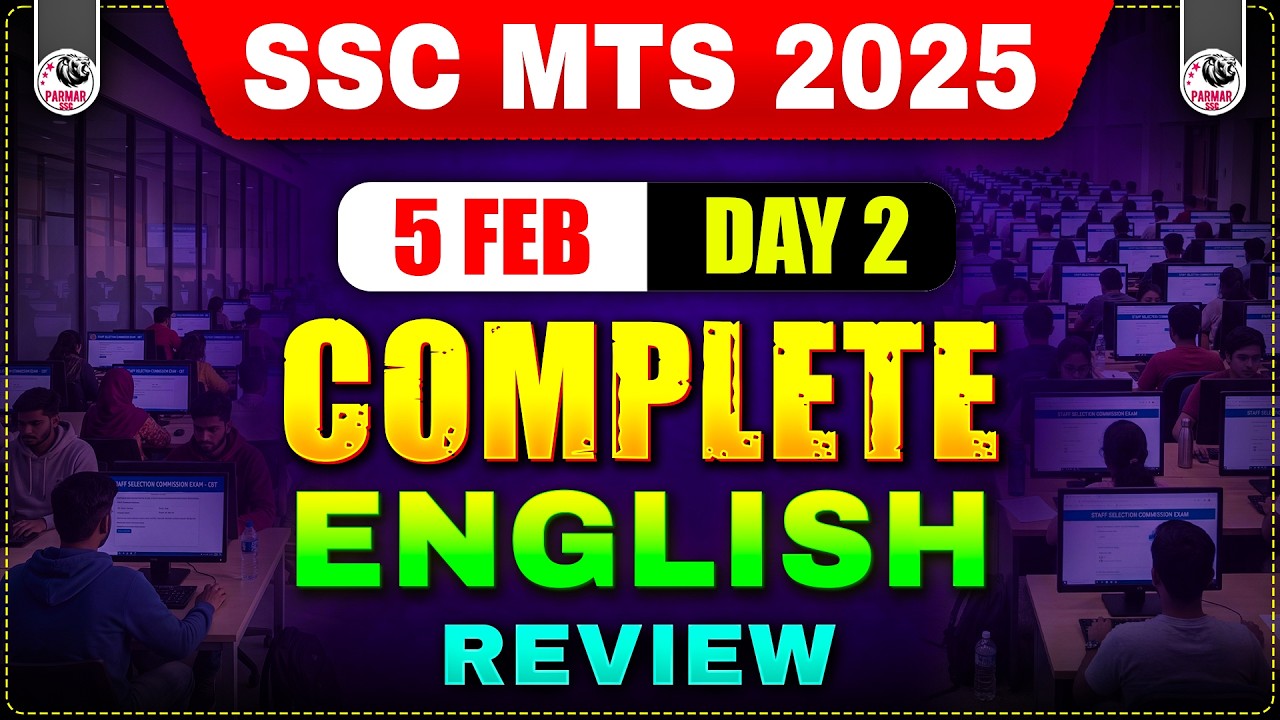 SSC MTS 2025 | COMPLETE ENGLISH SECTION REVIEW & ANALYSIS | 5 FEBRUARY (DAY 2) PAPERS | BY PSP SIR