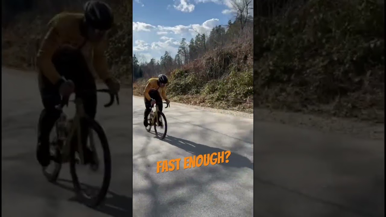 Uphill sprints to test the legs, the lungs and a bike. #daretobedifferent #crackthelid #cycling