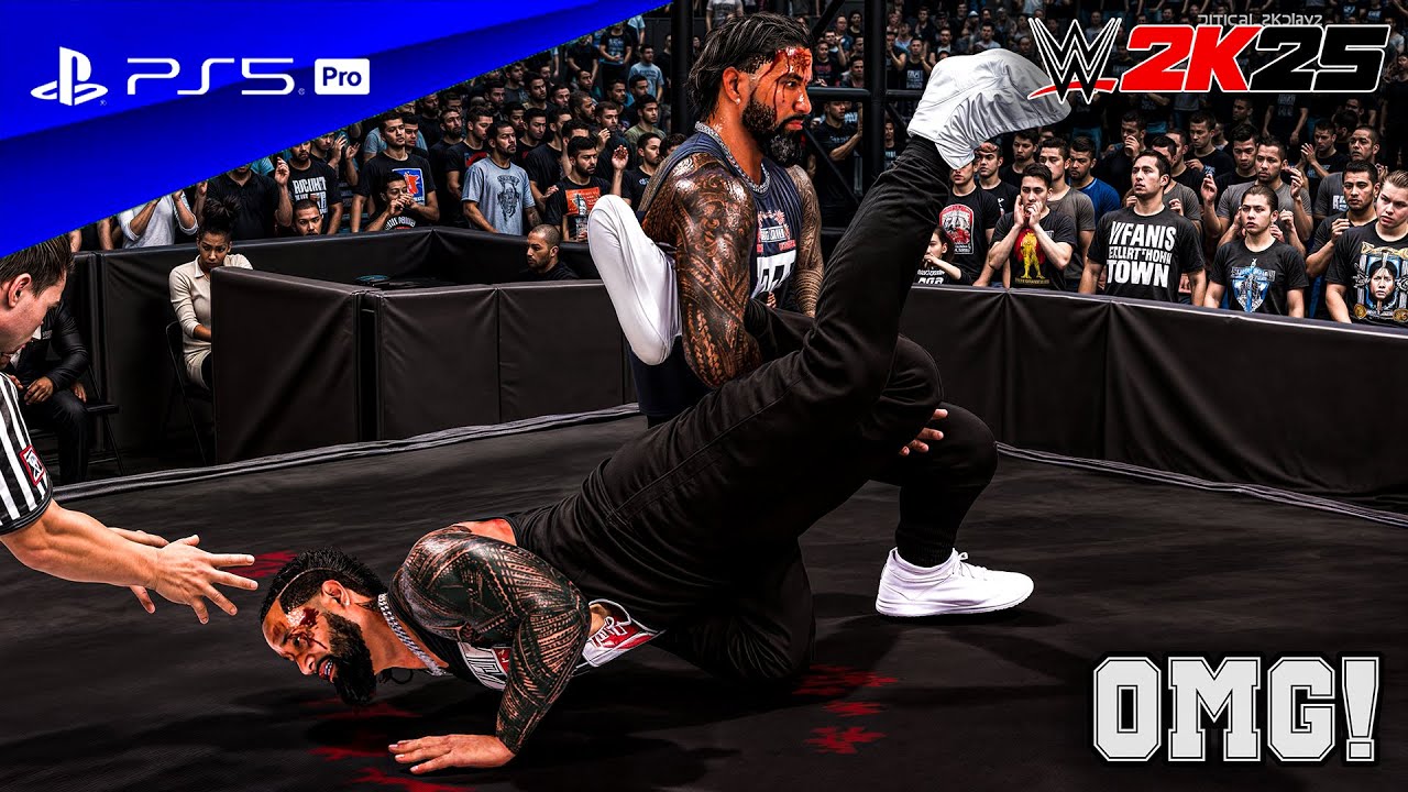 WWE 2K25 - Jey uso vs. Jimmy uso | Underground Match at Wrestlemania XL | PS5™ Pro [4K60]
