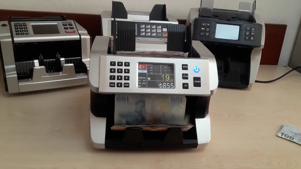 Bill Counter İntegra AL-185 Karışık Para Sayma Makinesi TL - EUR (USD Adet Sayım)