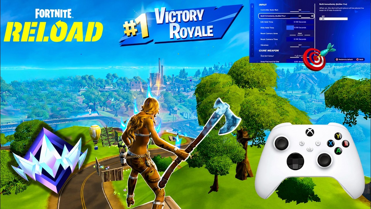 *NEW* DYLAN SKIN | BEST Controller SETTINGS + Sensitivity in Fortnite Chapter 7